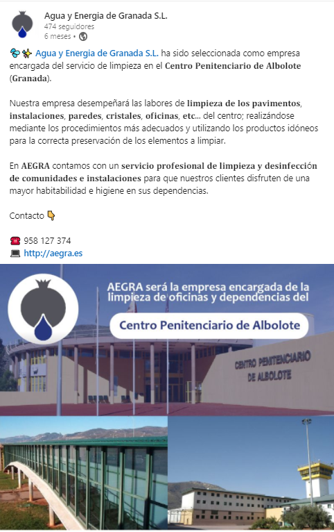 Aegra Centro penitenciario albolote