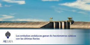 Los embalses andaluces ganan 82 hectómetros cúbicos con las últimas lluvias