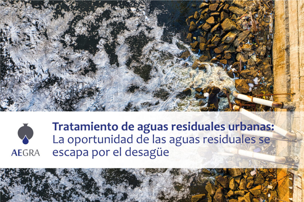 Tratamiento de aguas residuales urbanas La oportunidad de las aguas residuales se escapa por el desagüe